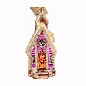 Christopher Radko Church. Retired 1999. His trademark is vibrant color . Tassel